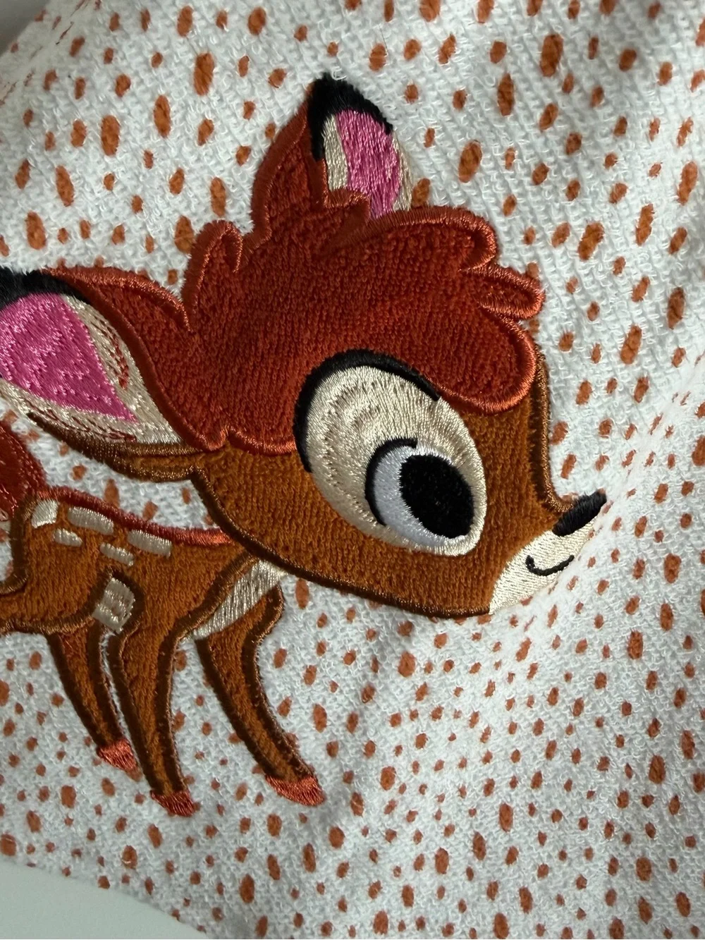Disney Bambi Girls 4T Hooded Terry Cover Up Dress UPF 50+